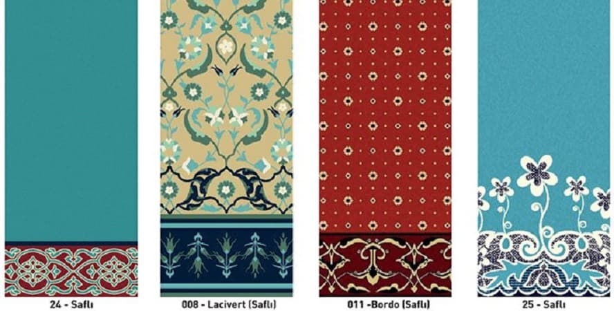 Göbekli Cami Halısı - Merkezi Göbek Desenli Prestijli Cami Halıları