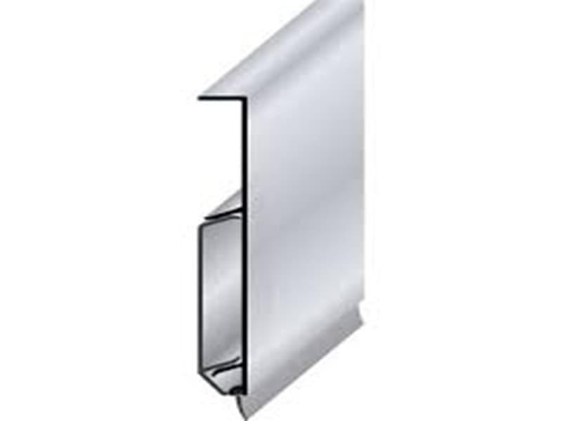 Gümüş Alüminyum Süpürgelik 60mm